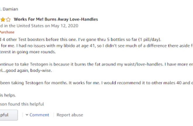 Testogen Reviews 4
