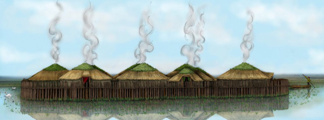 Must Farm Illustration - Cambridge