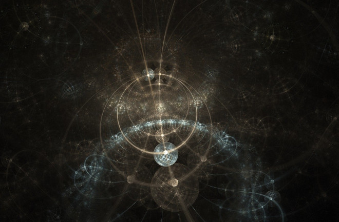 particle physics abstract art