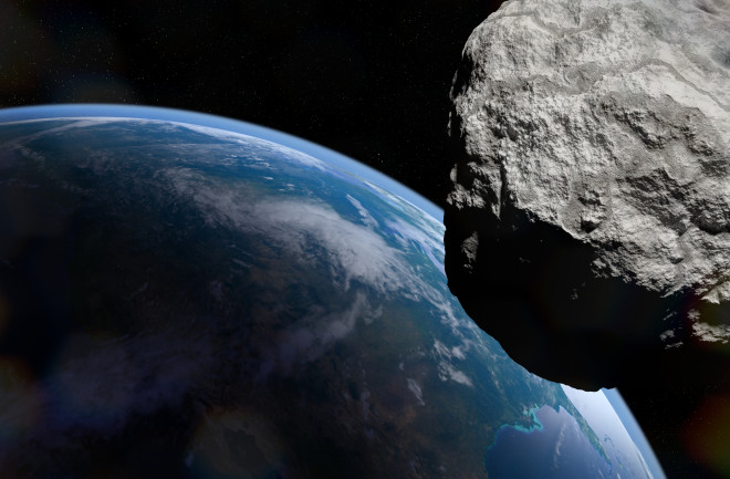Asteroid Approaching Earth - Shutterstock