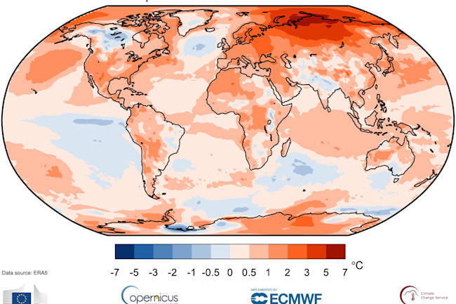 2020 Temperature Anomalies