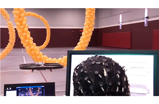 Remote Controlled Helicopter is Steered by User s Brain Video