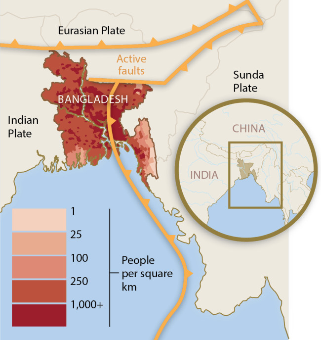 Earthquake Risk Zone In Bangladesh New Map Fingers Future Hot Spots