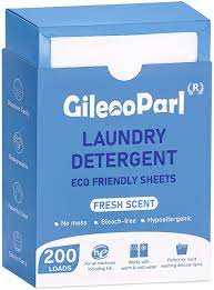 Binbata Laundry Detergent Sheets, 200 Loads Hypoallergenic Eco-Friendly,  Unscent