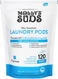 Molly's Suds Super Powder Detergent, Natural Extra Strength Laundry Soap,  Stain Fighting & Safe for Sensitive Skin, Earth Derived Ingredients