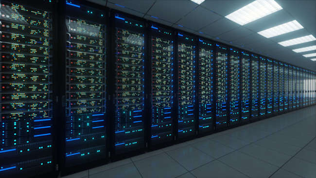 Computer servers in data center - Shutterstock