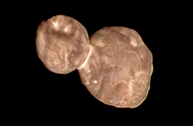 Ultima Thule looks red to the human eye