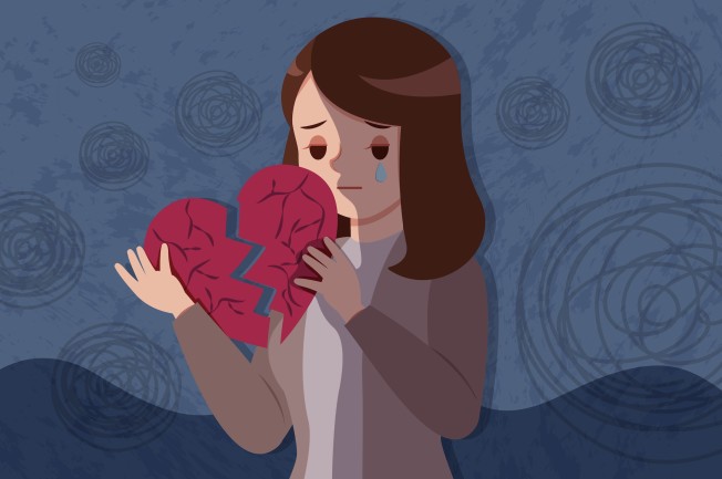 A broken heart harms your health