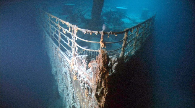 The Titanic ruins