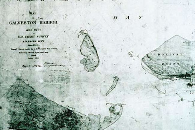 map of galveston bay