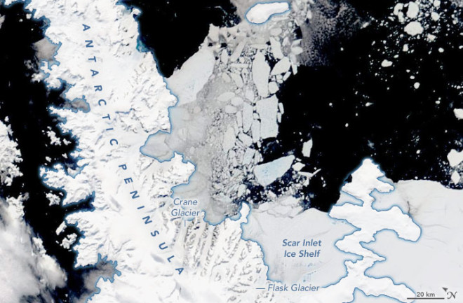 Breakup of Larsen B Embayment