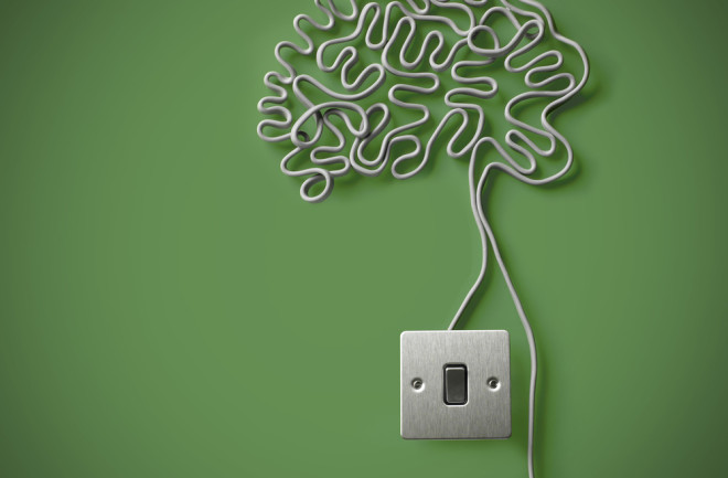 Brain switch art - Shutterstock