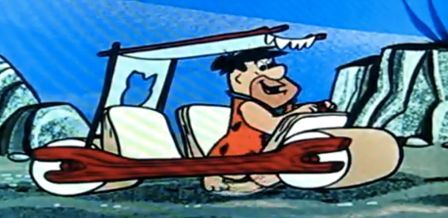 Flintstones on sale driving car