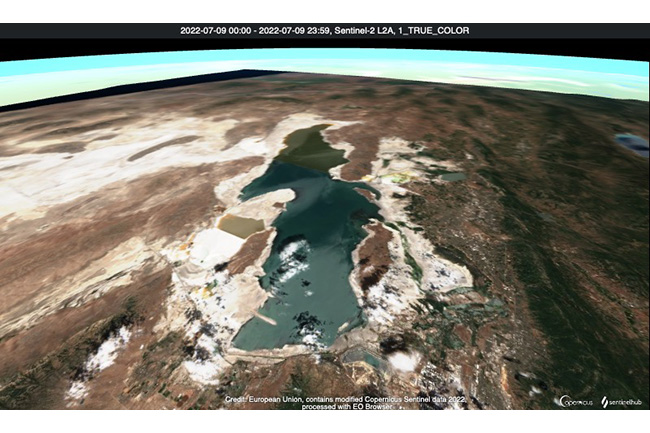 A Virtual 3D Satellite Fly-Over of Utah’s Once Great Salt Lake Reveals Shocking Shrinkage