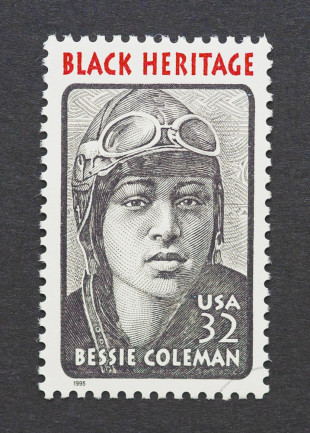 Bessie Coleman Black Heritage stamp