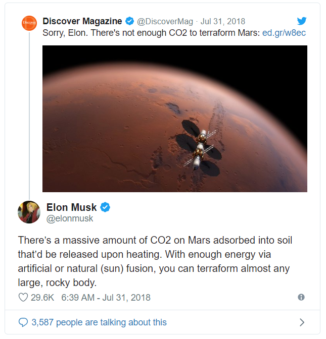 No Seriously Elon You Can T Just Nuke Mars We Asked