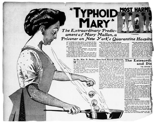 Typhoid Mary Was a Real, Asymptomatic Carrier Who Caused Multiple Outbreaks