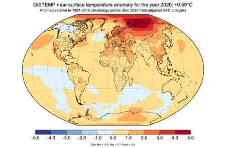 Has 2020 Ended as the Warmest Year on Record?