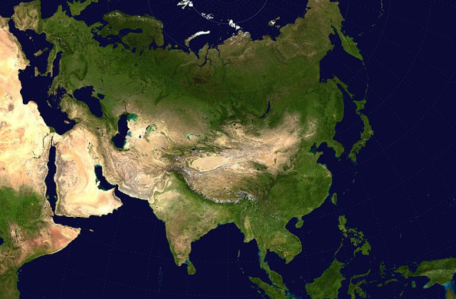 The Eurasian steppes cover thousands of miles, from Mongolia to Eastern Europe, creating what one researcher calls a &quot;highway&quot; for cultural exchange and conquest. Credit: Wikimedia Commons.