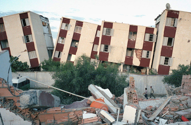 Earthquake Damage, Boumerdes Algeria 2003 - Getty