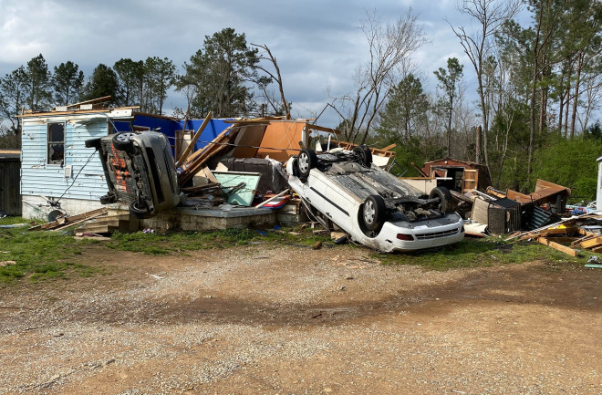 Tornado Damage in Alabama