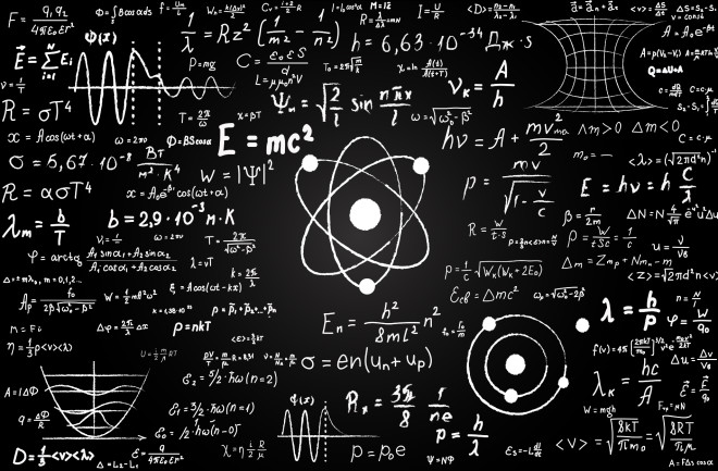 scientific formulas on a chalkboard - shutterstock 1698478423
