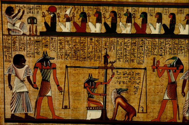 egyptian papyrus scroll