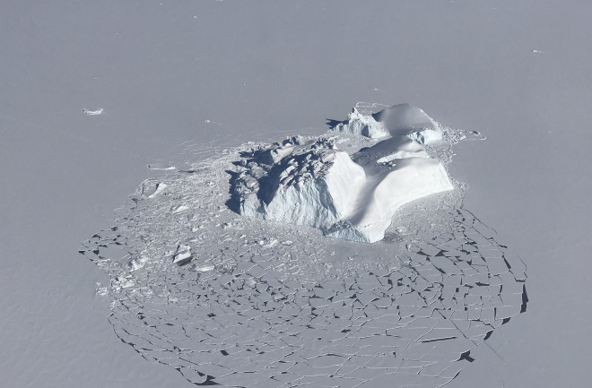 Arctic Iceberg and Sea Ice