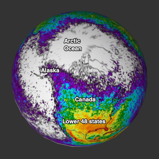 Lightning Flash Rate Dataset Science On a Sphere - NOAA