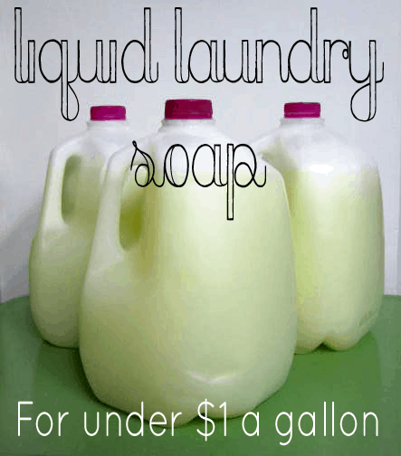 Homemade Laundry Detergent  Under $35 & Lasts Over a Whole Year