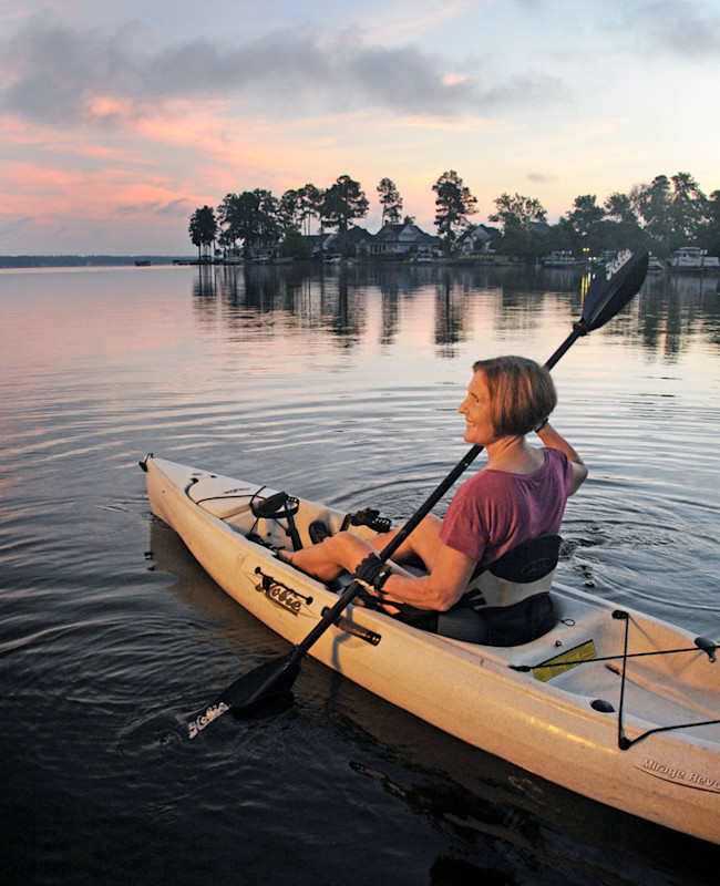 Sally Weinrich Kayaking - Ernie Mastroianni/Discover