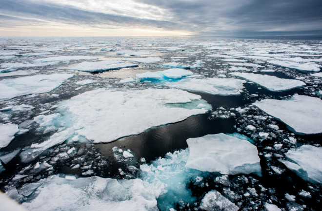 arctic melting ice climate change - shutterstock