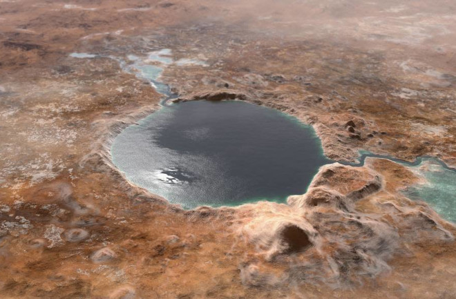 mars jezero crater