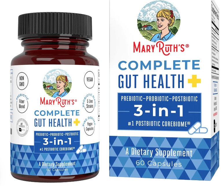 Beekeeper's Naturals Complete Gut Health, 3-in-1 Prebiotic, Postbiotic,  Probiotics for Digestive Health & Bloating Relief for Women & Men, Propolis