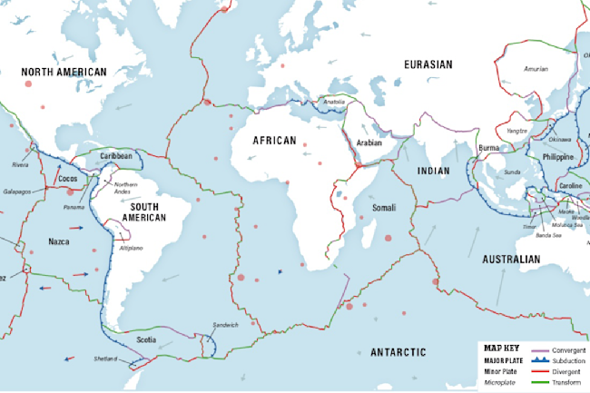 map of the tectonic plate boundaries Plate Tectonics The Slow Dance Of Our Planet S Crust Discover map of the tectonic plate boundaries