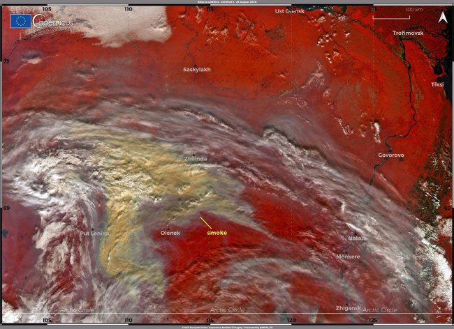 Smoke From Siberian Wildfires