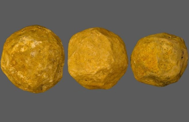3 Ancient Limestone Spheroids