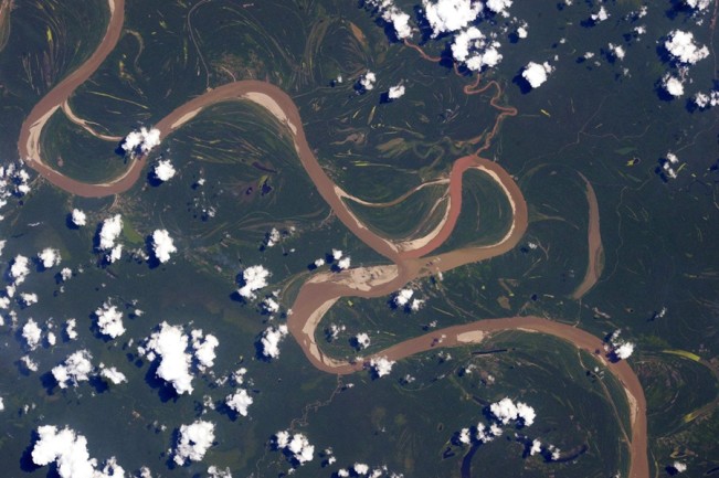 Ucayali River, Amazon, Peru - NASA