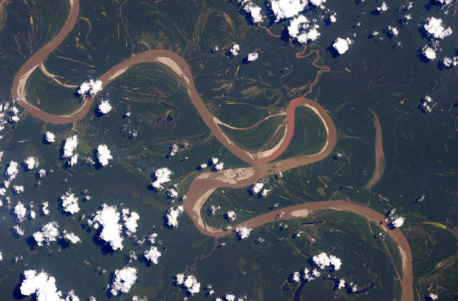 Ucayali River, Amazon, Peru - NASA