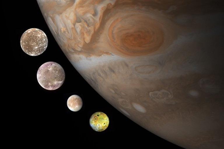 Jupiter’s Largest Moons Might Have Formed From Dust