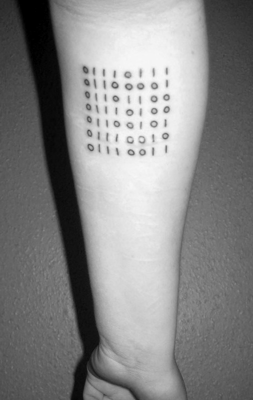 programming code tattoo