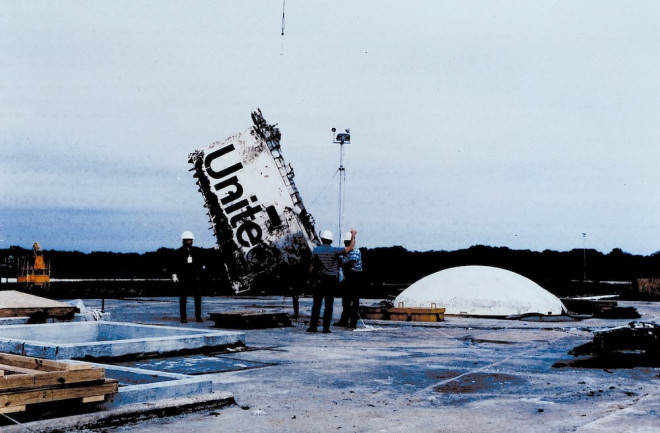 Challenger shuttle remains