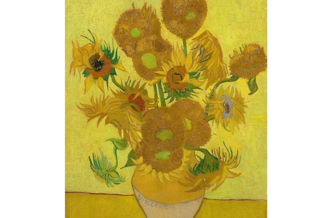 Van gogh sunflower painting - wikimedia commons