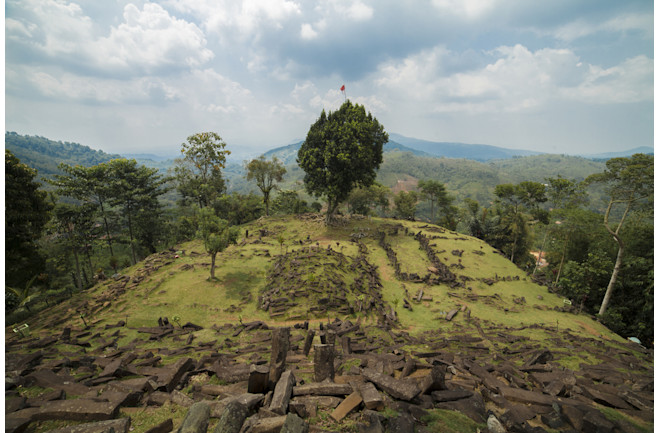 Megalithic sites gunung padang