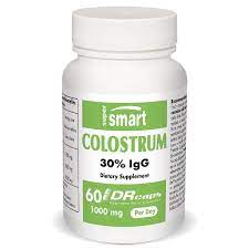 Colostrum 1,000mg (Non-GMO) 30% IgG Immunoglobulins - Immune System  Support, Gut Health & Respiratory Health Supplement - Low Heat Processed  Bovine