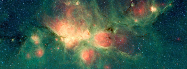 Cat’s Paw Nebula via Spitzer - NASA