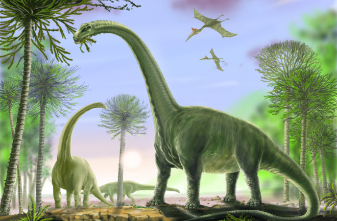 Titanosaur, the biggest dinosaur to walk on land