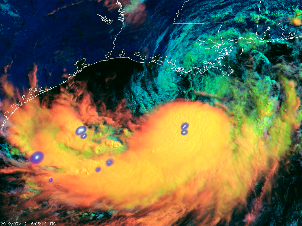 A Dramatic View Of Tropical Storm Barry Unlike Any You May Have Seen ...