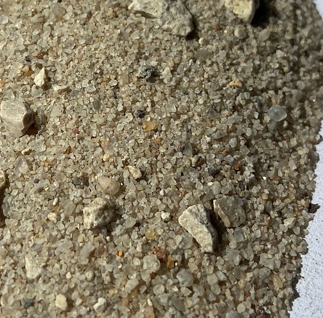 Sand from a home improvement store