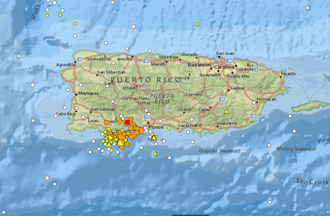 Why Is Puerto Rico Being Struck By Earthquakes Discover Magazine Puerto Rico Map 2022